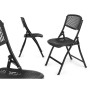 Folding Chair Gift Decor Black 59 x 50 x 82 cm 108 x 13,5 x 50 cm (4 Units)