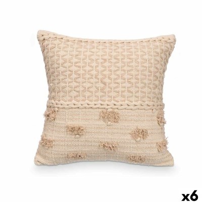 Cushion Gift Decor Beige Natural 45 x 15 x 45 cm (6 Units)