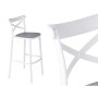 Stool Gift Decor White Grey polypropylene Rattan 41 x 103 x 52,5 cm (4 Units)