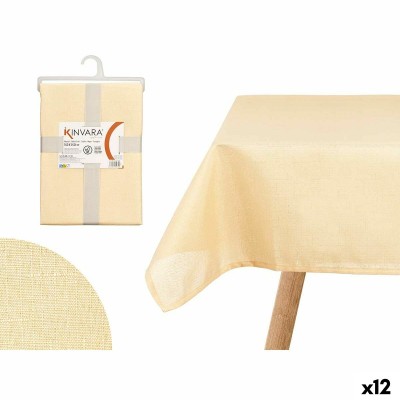 Tablecloth Kinvara Beige 140 x 240 cm (12 Units)