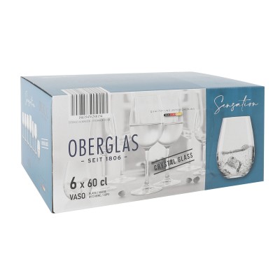 Glass for water Inde Sensation 600 ml 6 Pieces