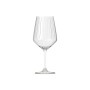 Set de verres à vin Inde Carre optics ø 9,8 x 22,2 cm 650 ml 6 Pièces