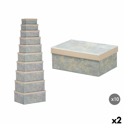 Boîte Décorative Pincello Crème Carton (2 Unités)