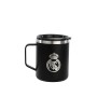 Thermal Cup with Lid Real Madrid C.F. Navy Blue Stainless steel