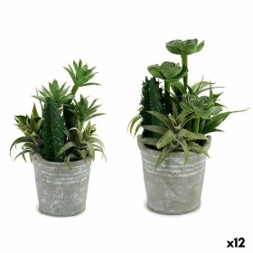 Decorative Plant Ibergarden Plastic Cement 15 x 24 x 15 cm (12 Units)