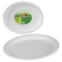 Plate set Best Products Green Sugar Cane ø 32 cm Biodegradable Disposable 25 Units