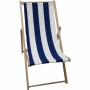 Chaise longue Jardin Prive Bleu 101 x 56 x 96 cm