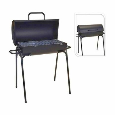 Barbecue à Charbon sur Pied Noir 33 x 63 x 89 cm Ronde