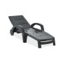 Chaise longue Shaf Ocean Anthracite 100 x 74 x 42 cm