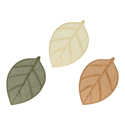Dessous de plat EDM Fibre naturelle 30 x 46,5 cm Feuille d'une plante