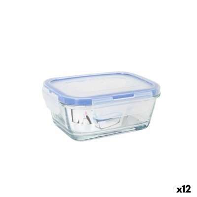 Boîte à lunch hermétique LAV Gris Transparent 0,4 l (12 Unités)