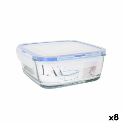 Boîte à lunch hermétique LAV Bleu Transparent 1,15 L (8 Unités)