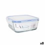 Boîte à lunch hermétique LAV Bleu Transparent 1,15 L (8 Unités)