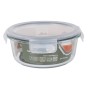 Hermetic Lunch Box Santa Clara Transparent Ø 17 cm 0,9 l (6 Units)