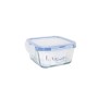 Hermetic Lunch Box LAV Blue Transparent 375 ml (12 Units)