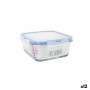 Hermetic Lunch Box LAV Blue Transparent 0,72 l (12 Units)