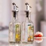 Condiment Set Anna Transparent Silver Glass ABS 170 ml 5 x 5 x 20 cm 2 Pieces (24 Units)