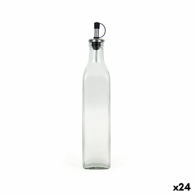 Huilier Anna Transparent Argenté verre 0,5 L (24 Unités)