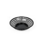 Bread Basket Black Plastic Circular 19,6 x 19,6 x 4,6 cm (24 Units)