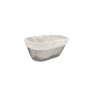 Bread Basket Metal Oval 25 x 13 x 10 cm (18 Units)