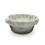 Bread Basket Metal 23 x 23 x 10 cm (12 Units)