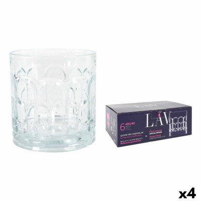Set de Verres LAV Archie 0,37 L 6 Pièces (4 Unités)
