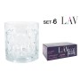 Set de Verres LAV Archie 0,37 L 6 Pièces (4 Unités)