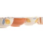Bol Home ESPRIT Jaune Bleu Blanc Orange Aluminium Grès Citron méditerranéen Avec relief (4 Unités)