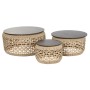 Jeu de 3 tables Home ESPRIT Marron 70 X 70 X 35 CM (3 Unités)