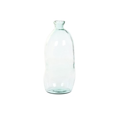 Vase Home ESPRIT Transparent Cristal recyclé 34 x 34 x 73 cm