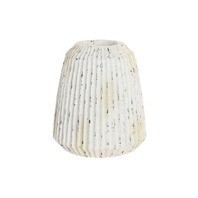 Vase Home ESPRIT Blanc Magnésium 28,5 x 28,5 x 32,5 cm