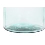 Vase Home ESPRIT Transparent Rushes Recycled glass Natural 25 x 25 x 75 cm