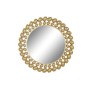 Wall mirror Home ESPRIT Golden 70 x 3 x 70 cm