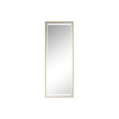 Miroir sur Pied Home ESPRIT Doré Aluminium 50 x 0,5 x 150 cm