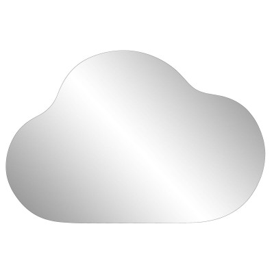 Wall mirror Home ESPRIT Silver Clouds 60 x 2 x 40 cm
