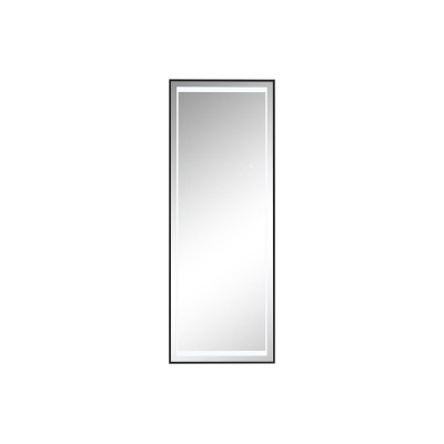 Dressing Mirror Home ESPRIT Black Aluminium 50 x 2 x 150 cm