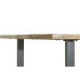 Table de Salle à Manger Home ESPRIT Noir Naturel Métal Bois de manguier 200 x 100 x 76 cm