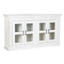 Buffet Home ESPRIT Blanc Verre Bois de manguier 180 x 40 x 100 cm