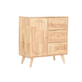 Buffet Home ESPRIT Naturel Métal Rotin Bois d'hévéa 73,5 x 35 x 78 cm