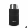Thermos pour aliments ThermoSport Noir Acier 750 ml (6 Unités)