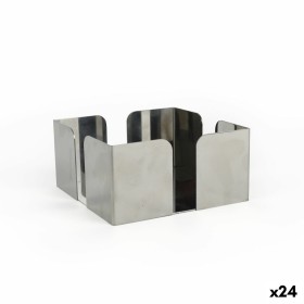 Napkin holder My Bar Steel 12 x 12 x 6 cm (24 Units)