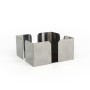 Napkin holder My Bar Steel 12 x 12 x 6 cm (24 Units)