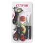 Peeler Knife Set Cuyfor Stainless steel 2 Pieces (12 Units)