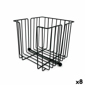 Napkin holder My Bar Black Metal 19 x 19 x 18 cm (8 Units)