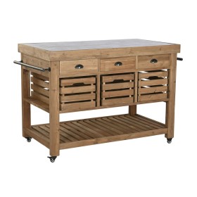 Meuble de cuisine Home ESPRIT Noir Naturel 142 x 75 x 96 cm