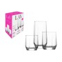 Set of glasses LAV Diamond 310 ml 385 ml 215 ml 18 Pieces (2 Units)