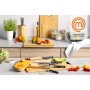 Cutting board MasterChef ENCIMERA 38,5 x 26,5 x 1,5 cm + 2 cm (4 Units)