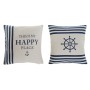Cushion Home ESPRIT White Navy Blue 45 x 10 x 45 cm (2 Units)