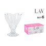 Coupe de glaces et de milkshakes LAV Lily 250 ml 6 Pièces (4 Unités)
