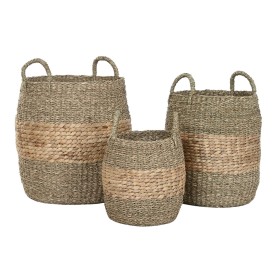 Set de basket Home ESPRIT Naturel Jacinthe d'eau (3 Pièces)